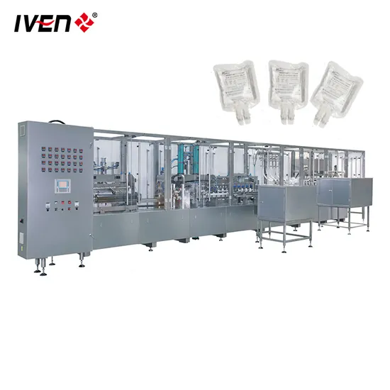 Fully Validated IV Medication Pouch Manufacturing and Packaging Line/Advanced Intravenous Soft Bag Liquid Filling and Packaging System with CE and ISO 