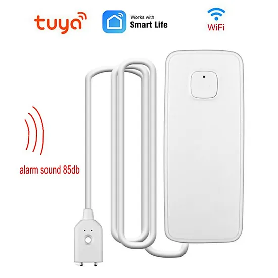 Mincohome Device Compatible with Tuya Smart Life APP WiFi Water Leakage Sensor 